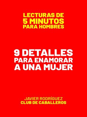 cover image of 9 Detalles Para Enamorar a Una Mujer